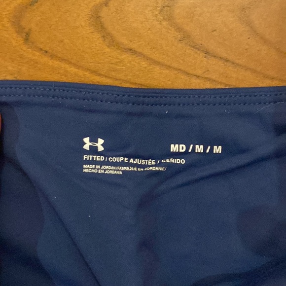 Blue under armour leggings, pilling in crotch and on thighs. - Picture 2 of 4